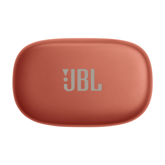 JBL Endurance Peak 3 - Coral - Dust and water proof True Wireless active earbuds - Top